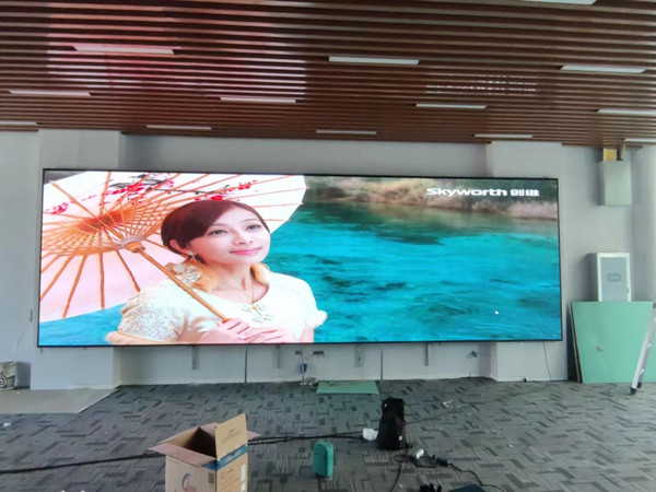 徐汇P1.53led小间距屏安装案例